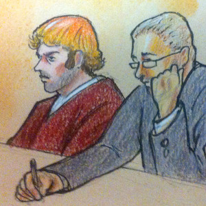 James Holmes, Courtroom Sketch James Holmes, Courtroom Sketch
